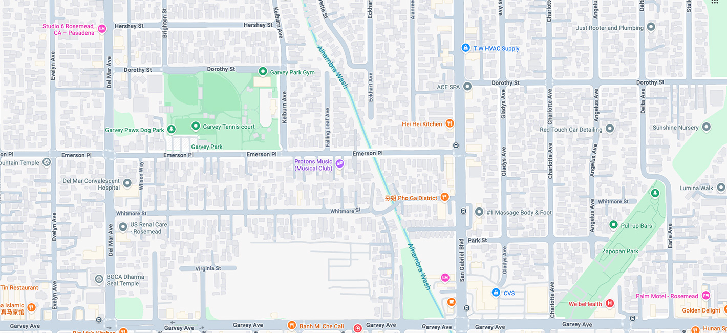 Rosemead pickup location