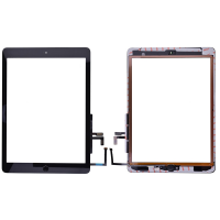  Touch Screen Digitizer With Home Button and Home Button Flex Cable for iPad 5 (2017)(Super High Quality) - Black