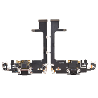  Charging Port Flex Cable with Interconnect Board for iPhone 11 Pro (High Quality) - Black