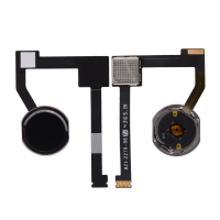  Home Button with Flex Cable Ribbon and Home Button Connector for iPad mini 4 - Black