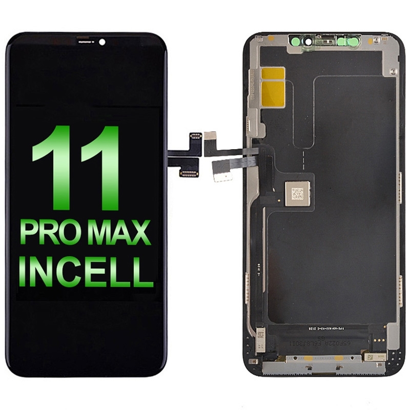 LCD Screen Digitizer Assembly with Frame for iPhone 11 Pro Max (COF Incell/ Aftermarket Plus) - Black