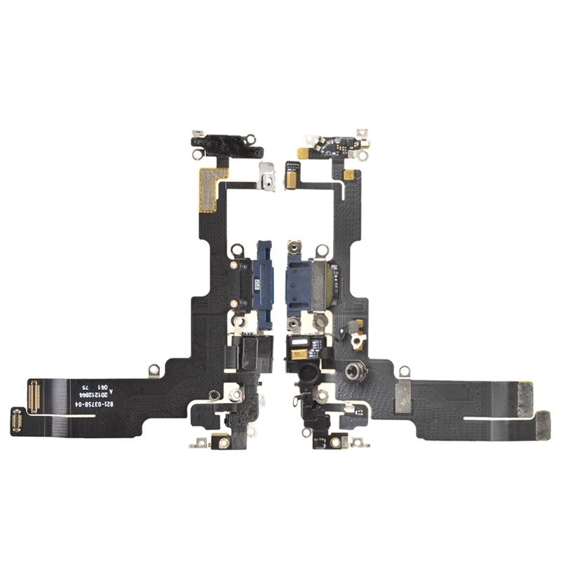 Charging Port with Flex Cable for iPhone 14 (High Quality) - Black
