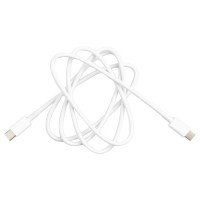  3ft Type-C to Type-C Fast Charging Data Cable (Braided) - White
