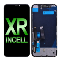  LCD Screen Digitizer Assembly with Back Plate for iPhone XR (Incell) - Black