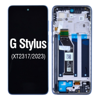 LCD Screen Digitizer Assembly with Frame for Motorola Moto G Stylus 4G (2023) XT2317 - Blue