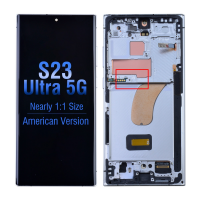 Samsung Galaxy S23 Ultra OLED Screen Replacement Cream with Frame Digitizer Assembly