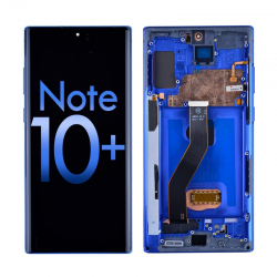  OLED Screen Digitizer Assembly with Frame Replacement for Samsung Galaxy Note 10 Plus N975 (Aftermarket) - Aura Blue