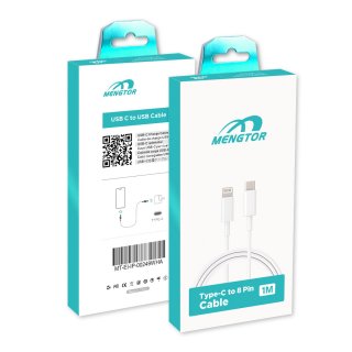 USB A to Lightning car charging cable
