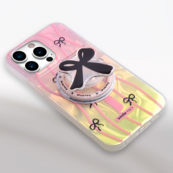  Magnet Phone Grip & Stand with Bowknot Pattern