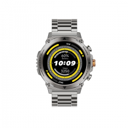 fitness tracker smartwatch silver