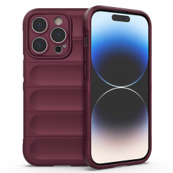  For iPhone 15 Pro Max Case, TPU Upgraded Camera Protection and Soft Scratch-resistant Microfiber Lining, Slim and Beautiful Shockproof Cover - Purple