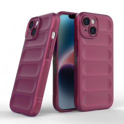  For iPhone 13 Case, TPU Upgraded Camera Protection and Soft Scratch-resistant Microfiber Lining, Slim and Beautiful Shockproof Cover - Purple