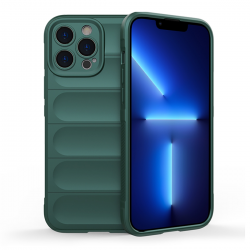  For iPhone 12 Pro Max Case, TPU Upgraded Camera Protection and Soft Scratch-resistant Microfiber Lining, Slim and Beautiful Shockproof Cover - Green