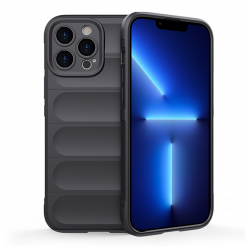  For iPhone 12 Pro Max Case, TPU Upgraded Camera Protection and Soft Scratch-resistant Microfiber Lining, Slim and Beautiful Shockproof Cover - Gray