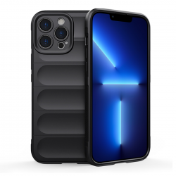  For iPhone 12 Pro Case, TPU Upgraded Camera Protection and Soft Scratch-resistant Microfiber Lining, Slim and Beautiful Shockproof Cover - Black