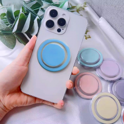  Magnetic Macaron Color Phone Grip & Stand - Blue