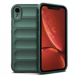  For iPhone XR Case, TPU Upgraded Camera Protection and Soft Scratch-resistant Microfiber Lining, Slim and Beautiful Shockproof Cover - Green