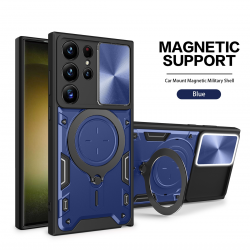 Samsung Galaxy S22 Ultra Shockproof Case Blue, Camera and Screen Protection