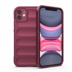  For iPhone 11 Case, TPU Upgraded Camera Protection and Soft Scratch-resistant Microfiber Lining, Slim and Beautiful Shockproof Cover - Purple