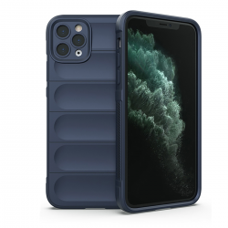  For iPhone 11 Pro Case, TPU Upgraded Camera Protection and Soft Scratch-resistant Microfiber Lining, Slim and Beautiful Shockproof Cover - Dark Blue