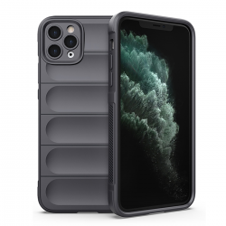  For iPhone 11 Pro Case, TPU Upgraded Camera Protection and Soft Scratch-resistant Microfiber Lining, Slim and Beautiful Shockproof Cover - Gray