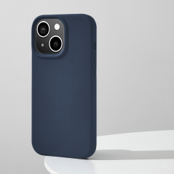 Compatible with iPhone 14 Case, Silicone Shockproof Soft Slim Thin Phone Case, Compatible with MagSafe - Blue
