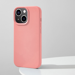  Compatible with iPhone 14 Case, Silicone Shockproof Soft Slim Thin Phone Case, Compatible with MagSafe - Pink