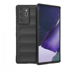  Silicone Case for Samsung Galaxy Note 20 Ultra, Anti-Scratch Microfiber Lining, Shockproof Case with Camera Protection - Black