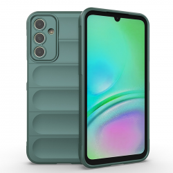  Silicone Case for Samsung Galaxy A15 4G/5G, Anti-Scratch Microfiber Lining, Shockproof Case with Camera Protection - Green