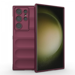 Samsung Galaxy S21 Ultra Silicone Case Purple Shockproof Cover