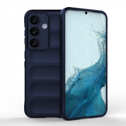  Silicone Case for Samsung Galaxy S24 5G, Anti-Scratch Microfiber Lining, Shockproof Case with Camera Protection - Dark Blue