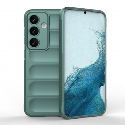  Silicone Case for Samsung Galaxy S24 5G, Anti-Scratch Microfiber Lining, Shockproof Case with Camera Protection - Green