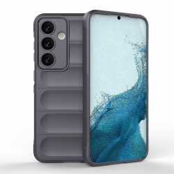  Silicone Case for Samsung Galaxy S24 5G, Anti-Scratch Microfiber Lining, Shockproof Case with Camera Protection - Gray