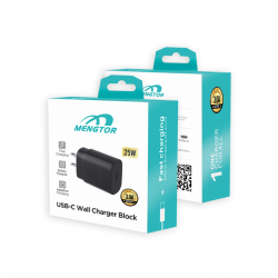  25W USB C Charger, Type C Fast Charger, Compatible with iPhone 16/15/14/13/12/11/XR/XS/iPad/Air/Galaxy S23/S22 (Black)