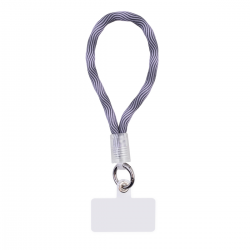  Universal Phone Wristband, Nylon Lanyard, Suitable for Most Phones - Black