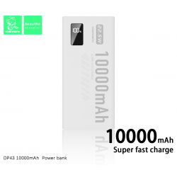  PD20W+QC3.0 Fast Charge Power Bank 10000mAh - Black