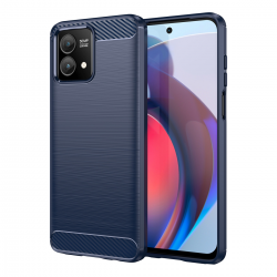  for Motorola G Stylus 5G (2023) XT2315 Phone case, Shockproof, Scratch Resistant Carbon Fiber Jacket, Soft TPU - Blue