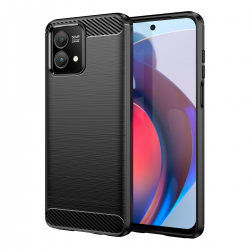  for Motorola G Stylus 5G (2023) XT2315 Phone case, Shockproof, Scratch Resistant Carbon Fiber Jacket, Soft TPU - Black