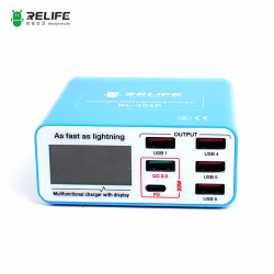  Smart 6-port Digital Display Lightning Charger