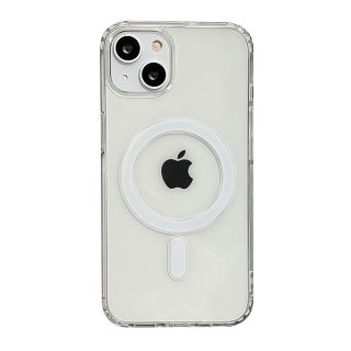  Compatible with iPhone 15 Case Clear, Shockproof Soft Slim Magnetic Phone Case, Compatible with MagSafe Anti-Yellowing