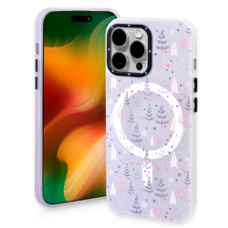  Magnetic TPU Case with Merry Christmas Nordic Pattern for iPhone 12 Pro Max
