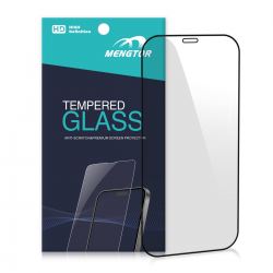  Matte Tempered Glass Screen Protector for iPhone 12 Pro Max (Retail Packaging) - Black