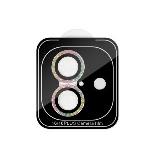 Glitter Camera Lens Protector, iPhone 16 Colorful Lens Cover, Stylish Camera Glass