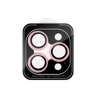 Pink Glitter Camera Lens Protector for iPhone 14 Pro/Max