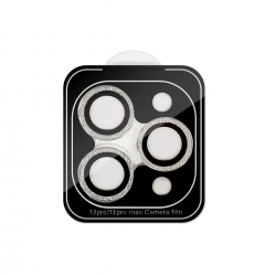 iPhone 13 Pro/Pro Max Silver Glitter Camera Lens Protector