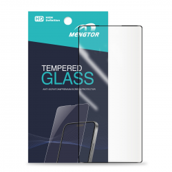  Full Curved Tempered Glass Screen Protector for Samsung Galaxy S25 Ultra - Black (Retail Packaging)