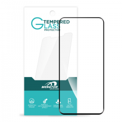  Full Curved Tempered Glass Screen Protector for Samsung Galaxy S24 FE 5G S721- Black(Retail Packaging)