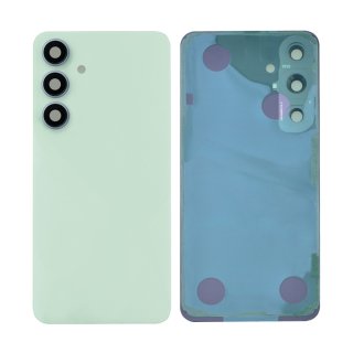  Back Cover with Camera Glass Lens and Adhesive Tape for Samsung Galaxy S24 FE 5G S721 (for SAMSUNG) - Mint