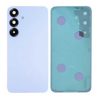  Back Cover with Camera Glass Lens and Adhesive Tape for Samsung Galaxy S25 5G S931 (for SAMSUNG) - Icy Blue