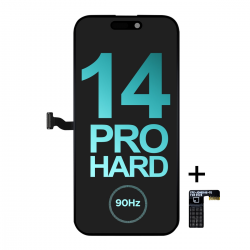  Premium Hard OLED Screen Digitizer Assembly Replacement with Portable IC for iPhone 14 Pro (90HZ)